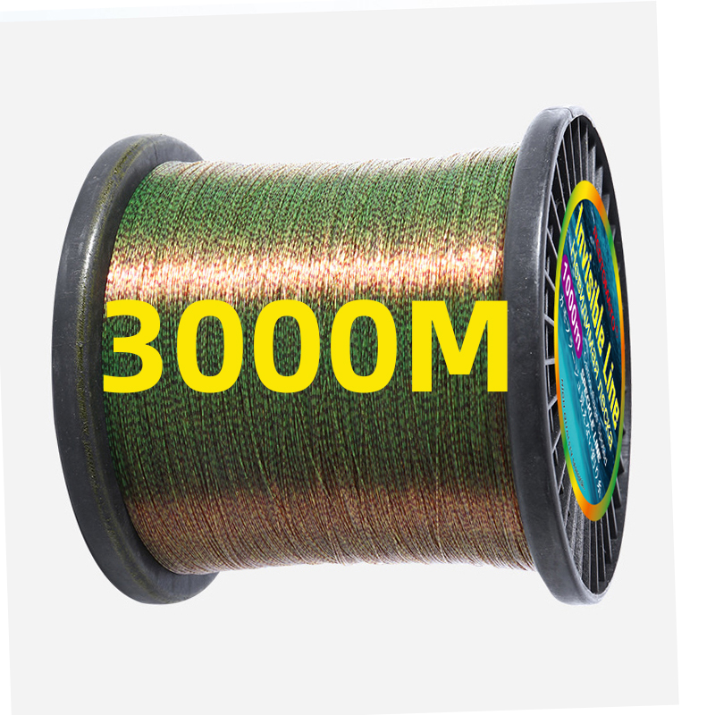 Leader Line - 3000M/1000M/500M Invisible Fishing Line 3D Spotted