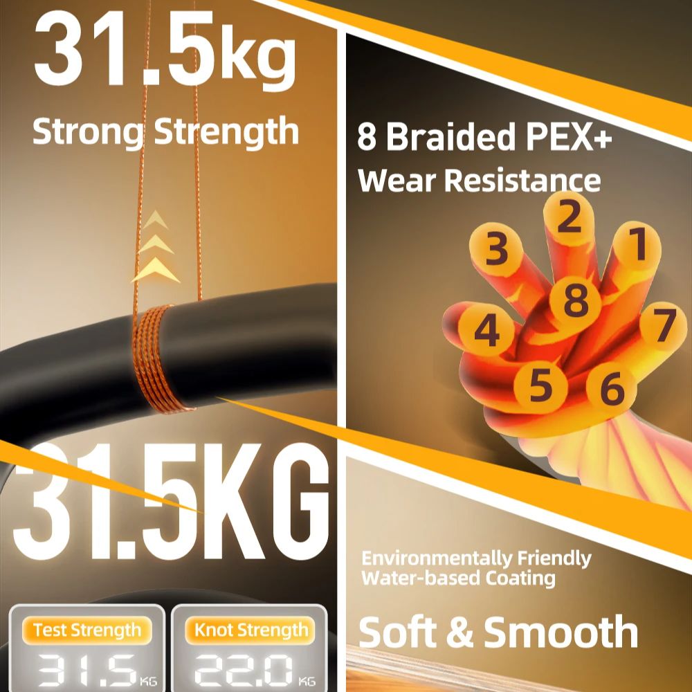 HASIDA Butterfly 100m 8Braided - огляд і ціна Copolymer Line